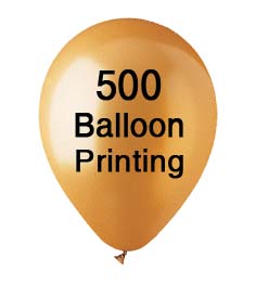 Balloon Printing 1 Side 1 Colour